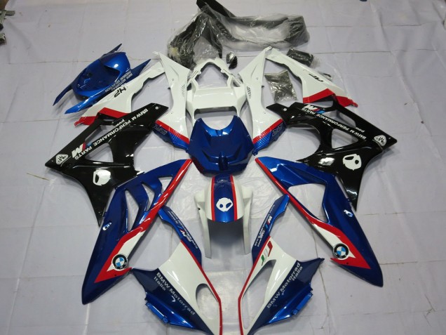 Alien Azul & Blanco 2009-2014 BMW S1000RR Carenados Moto