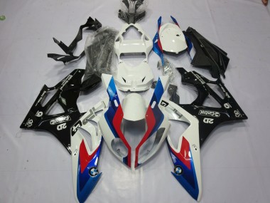 Alien Azul & Blanco 2009-2014 BMW S1000RR Carenados Moto