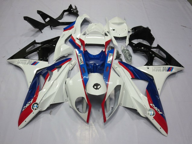 Alien Azul & Blanco 2009-2014 BMW S1000RR Carenados Moto