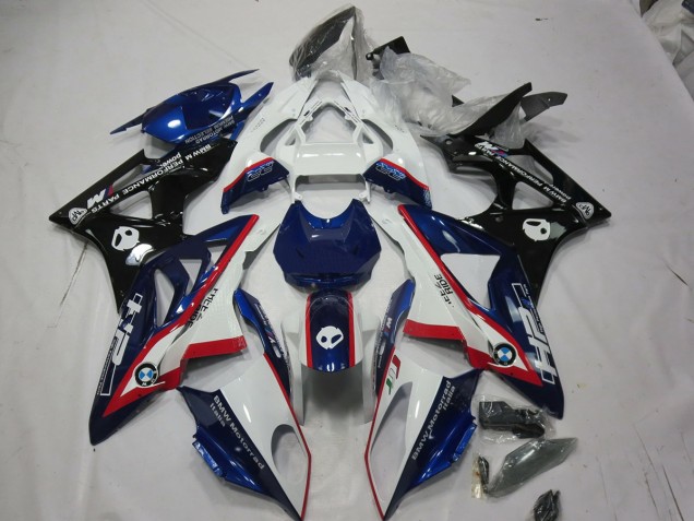 Alienígena Azul & Blanco 2009-2014 BMW S1000RR Carenados Moto