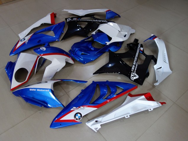 Alienígena Azul & Blanco 2009-2014 BMW S1000RR Carenados Moto