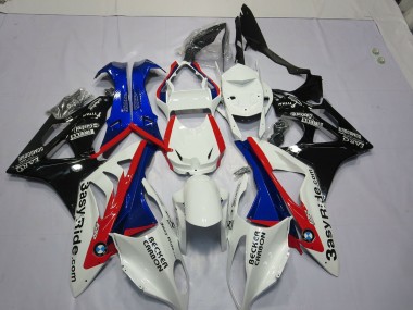 Alienígena Azul & Blanco 2009-2014 BMW S1000RR Carenados Moto