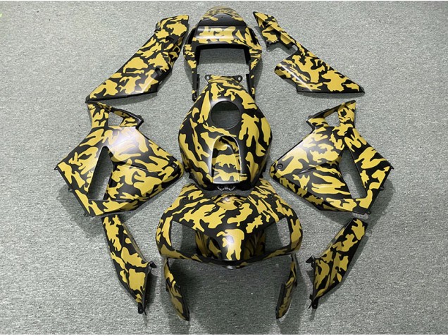 Amarillo Camuflaje 2003-2004 Honda CBR600RR Carenados Moto
