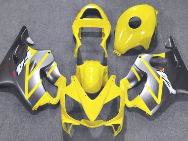 Amarillo & Plata Mate 2001-2003 Honda CBR600 F4i Carenados Moto