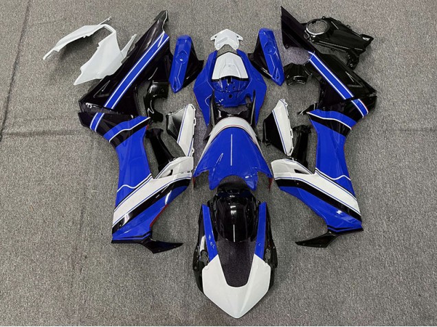 Azul Brillante Blanco & Negro 2017-2023 Honda CBR1000RR Carenados Moto