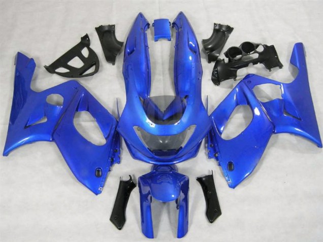 Azul Brillante Vibrante 1998-2007 Yamaha YZF600 Carenados Moto