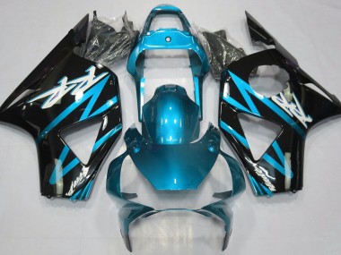 Azul Claro Eléctrico 2002-2003 Honda CBR954RR Carenados Moto