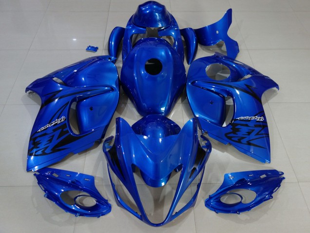 Azul Eléctrico 2008-2020 Suzuki GSXR 1300 Carenados Moto