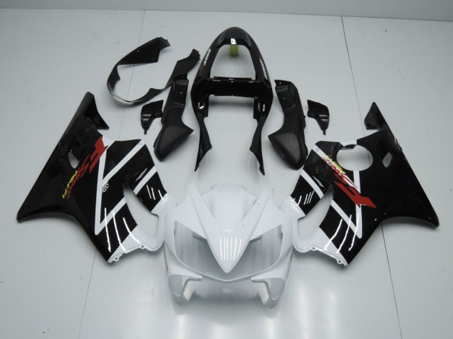 Blanco Brillante & Negro 2001-2003 Honda CBR600 F4i Carenados Moto