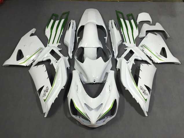 Blanco Perla Personalizado 2012-2021 Kawasaki ZX14R Carenados Moto