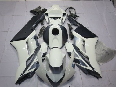 Blanco & Plata 2004-2005 Honda CBR1000RR Carenados Moto