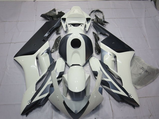 Blanco & Plata 2004-2005 Honda CBR1000RR Carenados Moto