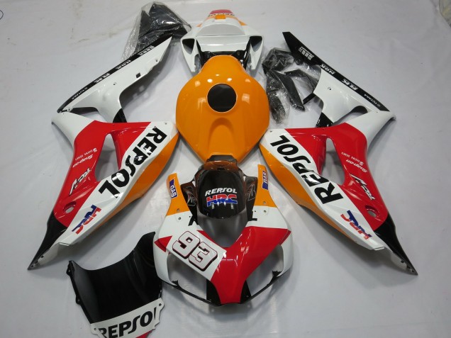 Blanco Repsol 93 2006-2007 Honda CBR1000RR Carenados Moto