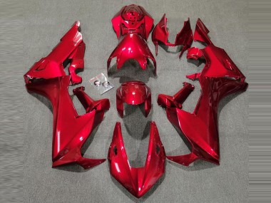 Brillo Rojo Intenso 2017-2023 Honda CBR1000RR Carenados Moto