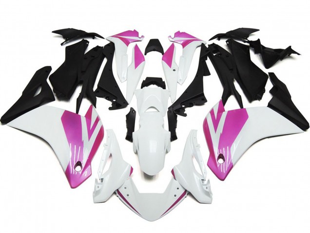 Brillo Rosa & Blanco 2011-2014 Honda CBR250RR Carenados Moto