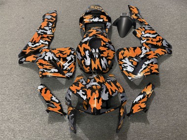 Camuflaje & Naranja 2005-2006 Honda CBR600RR Carenados Moto