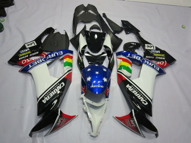 Carrera 2008-2010 Kawasaki ZX10R Carenados Moto