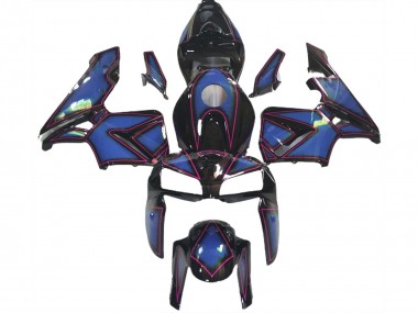 Contorno Azul Profundo & Rosa 2005-2006 Honda CBR600RR Carenados Moto