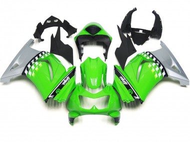 Cuadro Verde & Negro 2008-2012 Kawasaki Ninja 250 Carenados Moto