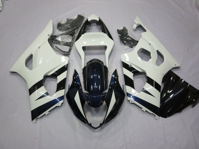 En Blanco & Negro 2003-2004 Suzuki GSXR 1000 Carenados Moto