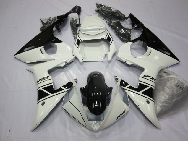 En Blanco & Negro 2003-2004 Yamaha R6 Carenados Moto