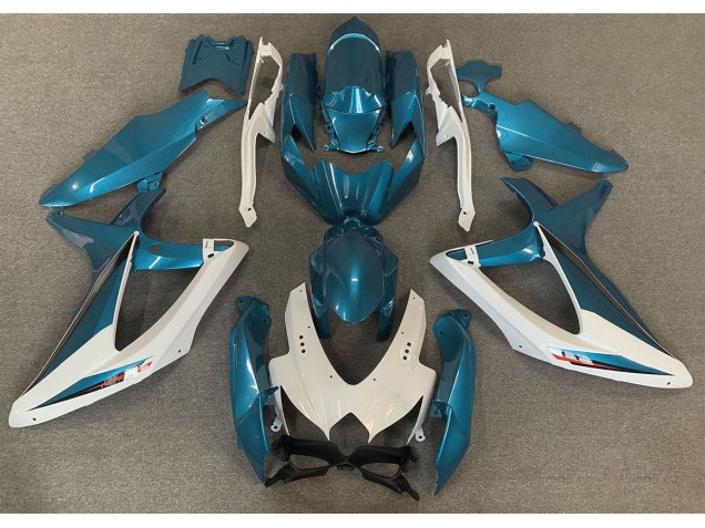 Estilo Azul Claro OEM 2008-2010 Suzuki GSXR 600-750 Carenados Moto