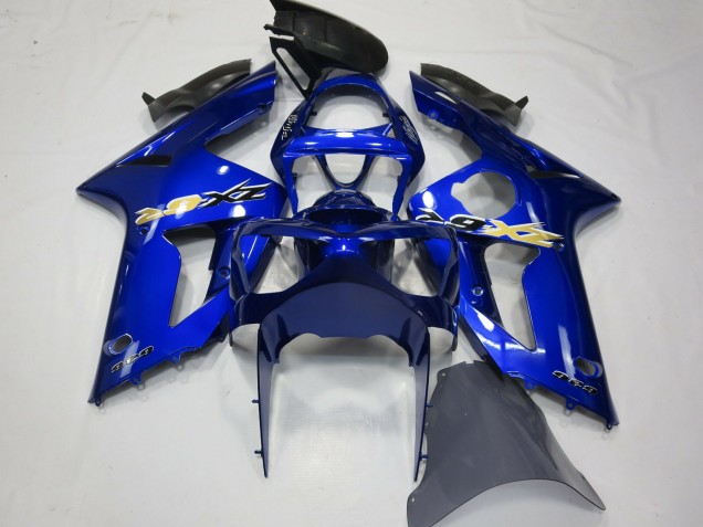 Estilo Azul OEM 2003-2004 Kawasaki ZX6R Carenados Moto