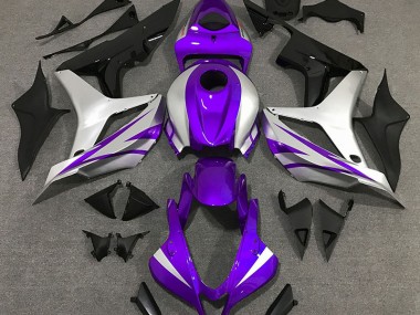 Estilo Morado & Plateado OEM 2007-2008 Honda CBR600RR Carenados Moto