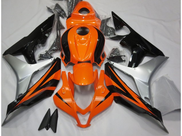 Estilo Naranja Vibrante OEM 2007-2008 Honda CBR600RR Carenados Moto