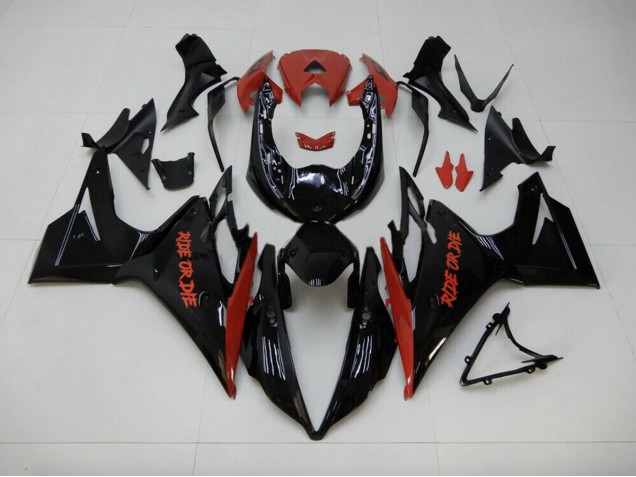 Estilo Negro Brillante 2013-2016 Triumph Daytona 675 Carenados Moto