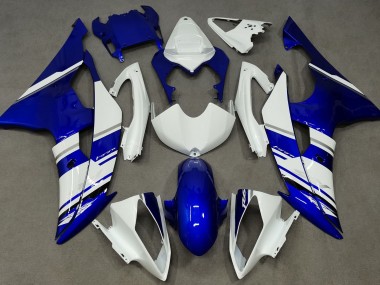 Estilo Personalizado OEM Azul & Blanco 2008-2016 Yamaha R6 Carenados Moto