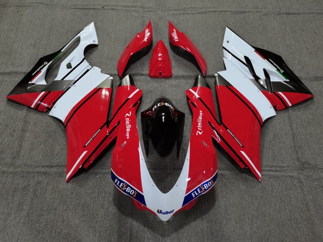 Estilo Rojo OEM 2015-2017 Ducati 959 1299 Carenados Moto