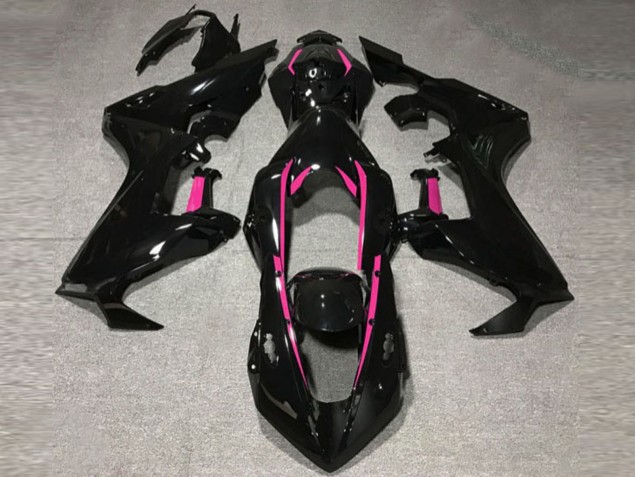 Forro Negro Brillante & Rosa 2017-2023 Honda CBR1000RR Carenados Moto