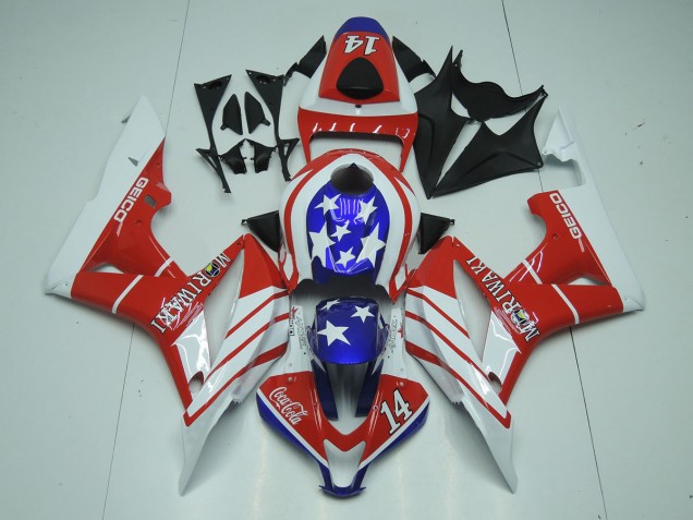 Geico 14 2007-2008 Honda CBR600RR Carenados Moto