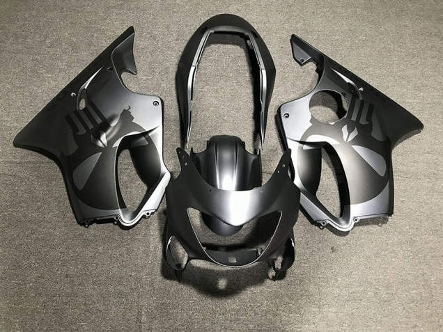 Gris Mate & Negro 1999-2000 Honda CBR600 F4 Carenados Moto