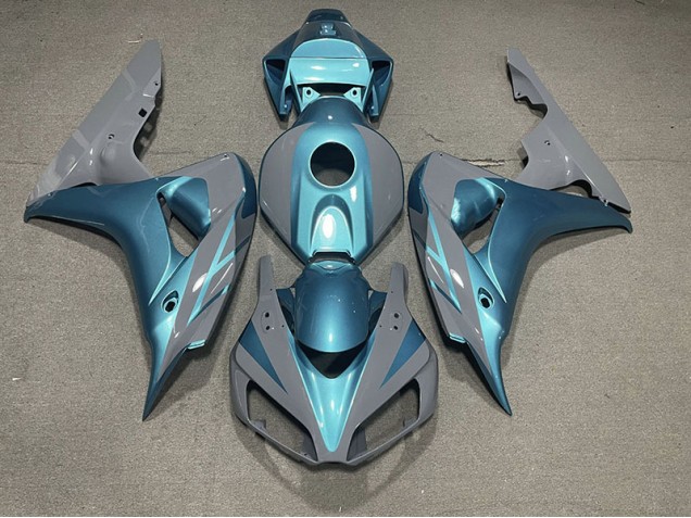 Gris Nardo & Azul Claro 2006-2007 Honda CBR1000RR Carenados Moto