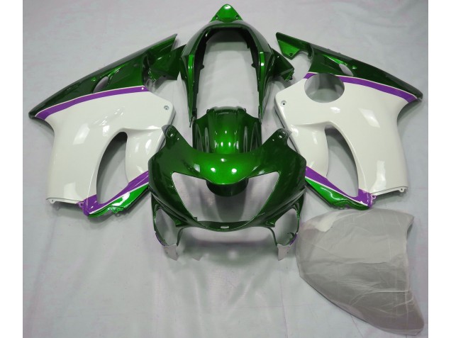 Lagarto Verde & Morado 1999-2000 Honda CBR600 F4 Carenados Moto