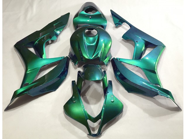 Llanura Verde Esmeralda 2007-2008 Honda CBR600RR Carenados Moto