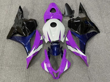 Morado & Blanco 2009-2012 Honda CBR600RR Carenados Moto