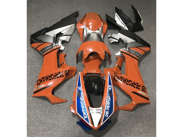 Naranja Brillante & Azul 2017-2023 Honda CBR1000RR Carenados Moto