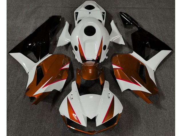 Naranja Brillante Blanco & Rojo 2013-2023 Honda CBR600RR Carenados Moto