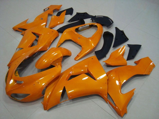 Naranja Liso 2006-2007 Kawasaki ZX10R Carenados Moto