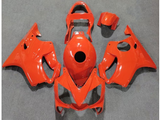 Naranja Oscuro Brillante 2001-2003 Honda CBR600 F4i Carenados Moto