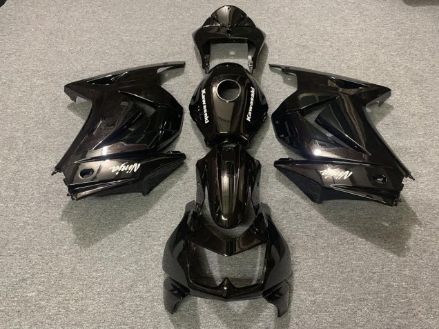 Negro Brillante OEM 2008-2012 Kawasaki Ninja 250 Carenados Moto