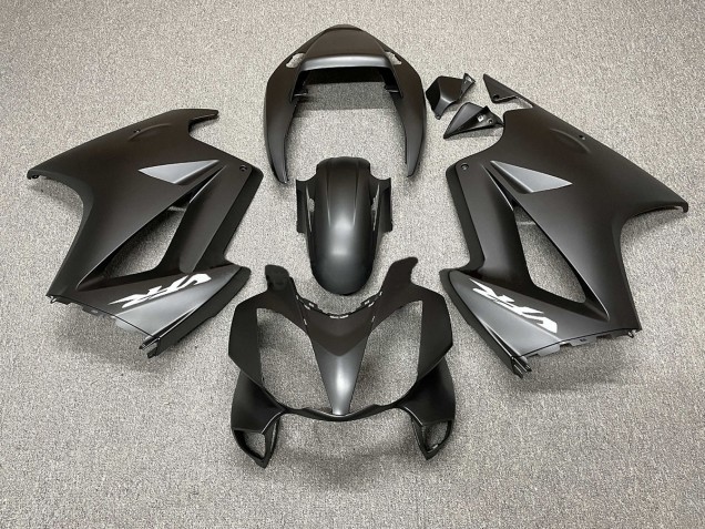Negro Mate 2002-2012 Honda VFR800 Carenados Moto
