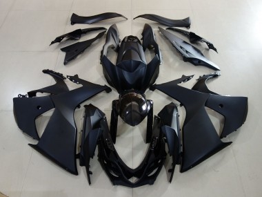 Negro Mate 2009-2016 Suzuki GSXR 1000 Carenados Moto