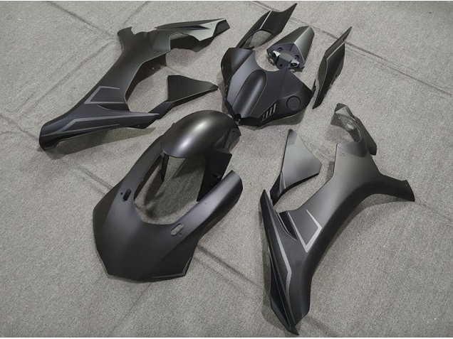Negro Mate 2015-2019 Yamaha R1 Carenados Moto