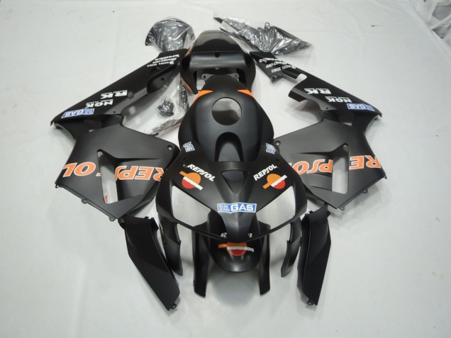 Negro Mate Repsol 2003-2004 Honda CBR600RR Carenados Moto