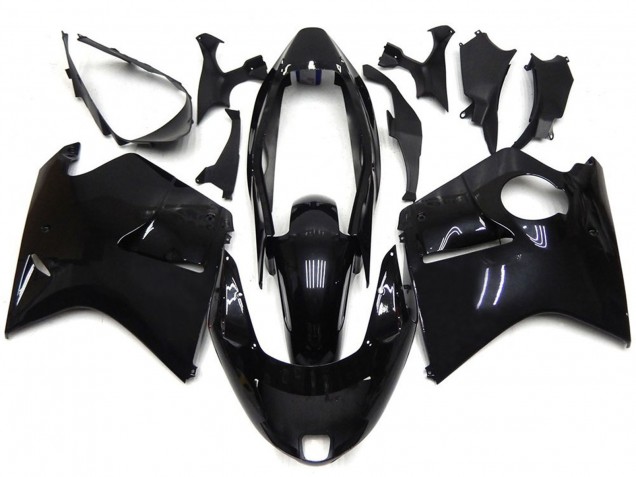 Negro Oscuro Rojo X 1996-2007 Honda CBR1100XX Carenados Moto