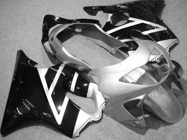 Negro Plata 1999-2000 Honda CBR600 F4 Carenados Moto